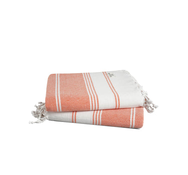 Set of 2 100% Cotton Diamond Turkish Beach Towels - Bird of Paradise