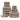 18 Piece 100% Cotton Towel Set 550GSM - Platinum