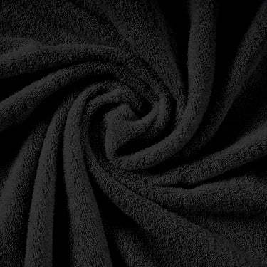 12 Piece 100% Cotton Towel Set 550GSM - Black
