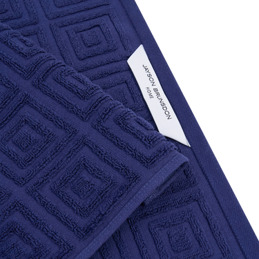 Roman 6 Piece Cotton Towel Set 650GSM - Navy
