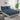 100% Organic Washed Cotton Fitted Sheet Set - Estate Blue