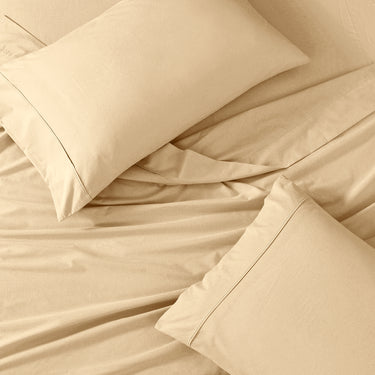 100% Organic Washed Cotton Sheet Set - Linen