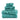 6 Piece Cotton Towel Set 550GSM - Teal