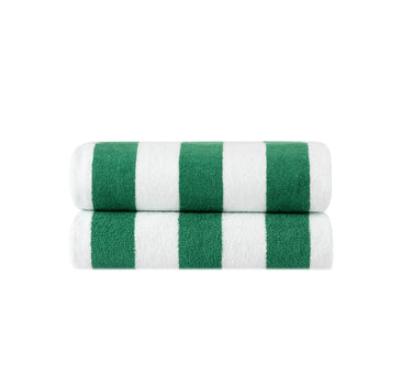 Cabana Beach Towels - Green