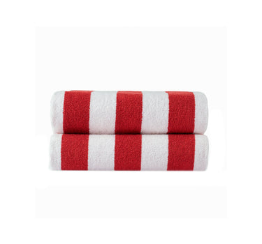 Cabana Beach Towels - Red