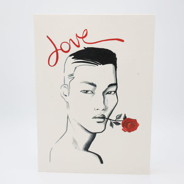 LOVE 2 Greeting Card - Jayson Brunsdon Home