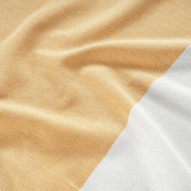 Set of 2 Herringbone Turkish Beach Towels  - Citrus