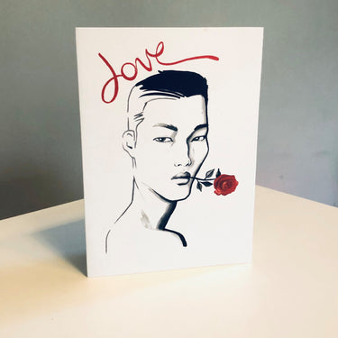 LOVE 2 Greeting Card - Jayson Brunsdon Home